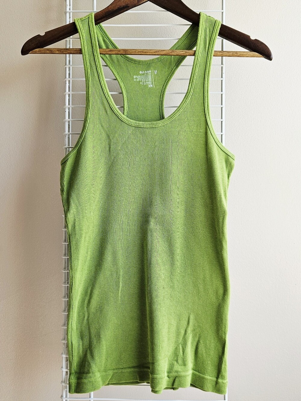 Old Navy Lime Green Racerback Tank Top NWOT